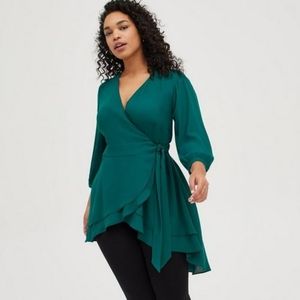Georgette Wrap Tunic